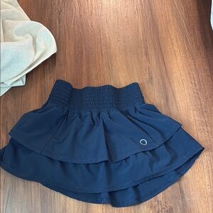 Navy Blue Layered Skirt